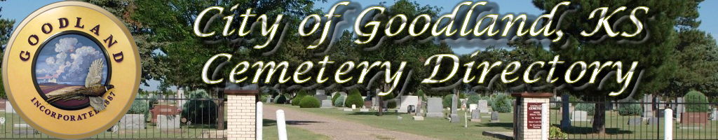 City of Goodland Cemetery Directory